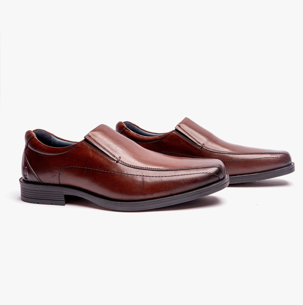 Hush Puppies BRODY Mens Slip-On Shoes Chocolate