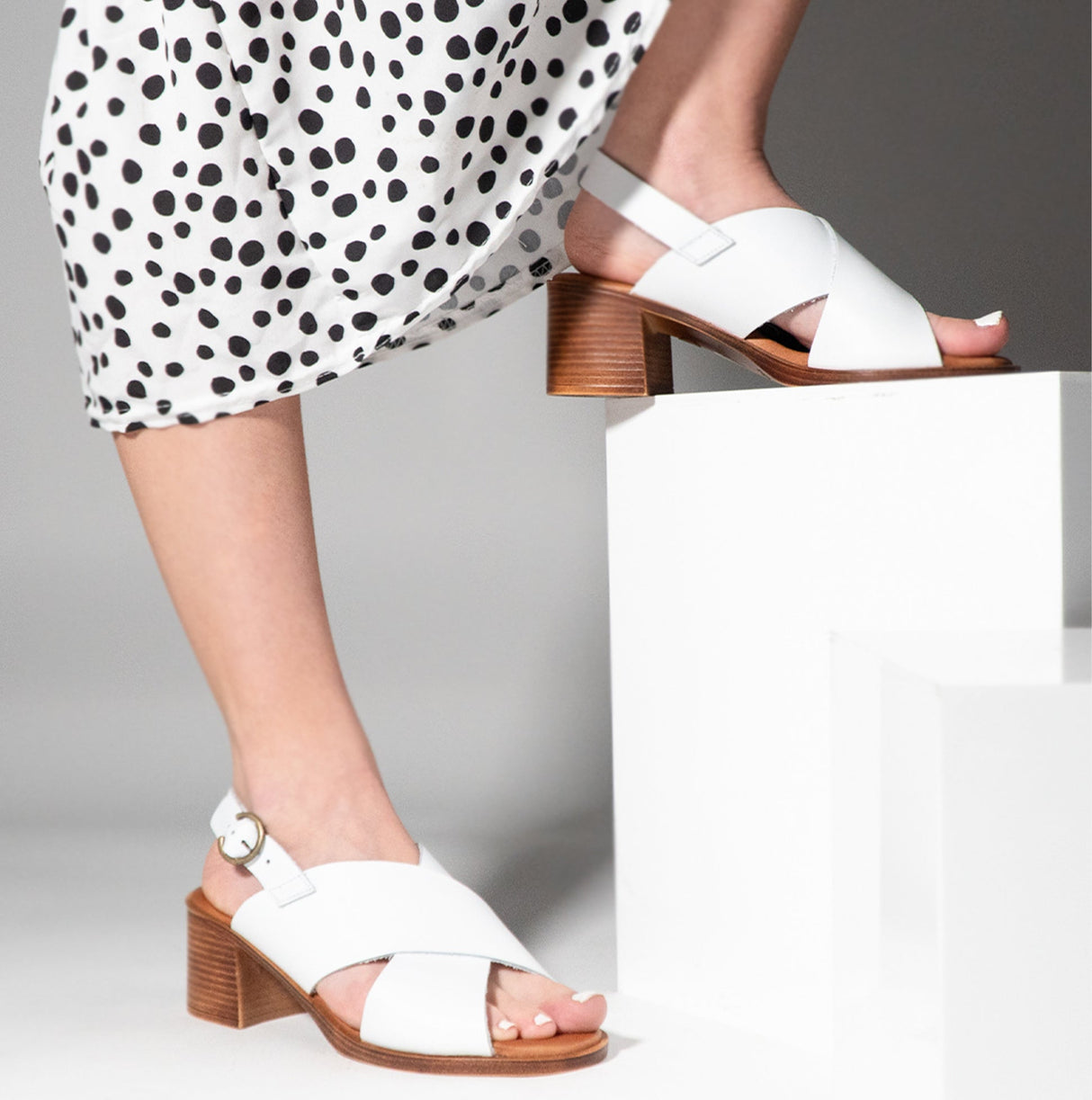 Hush Puppies GABRIELLE Womens Sandals White