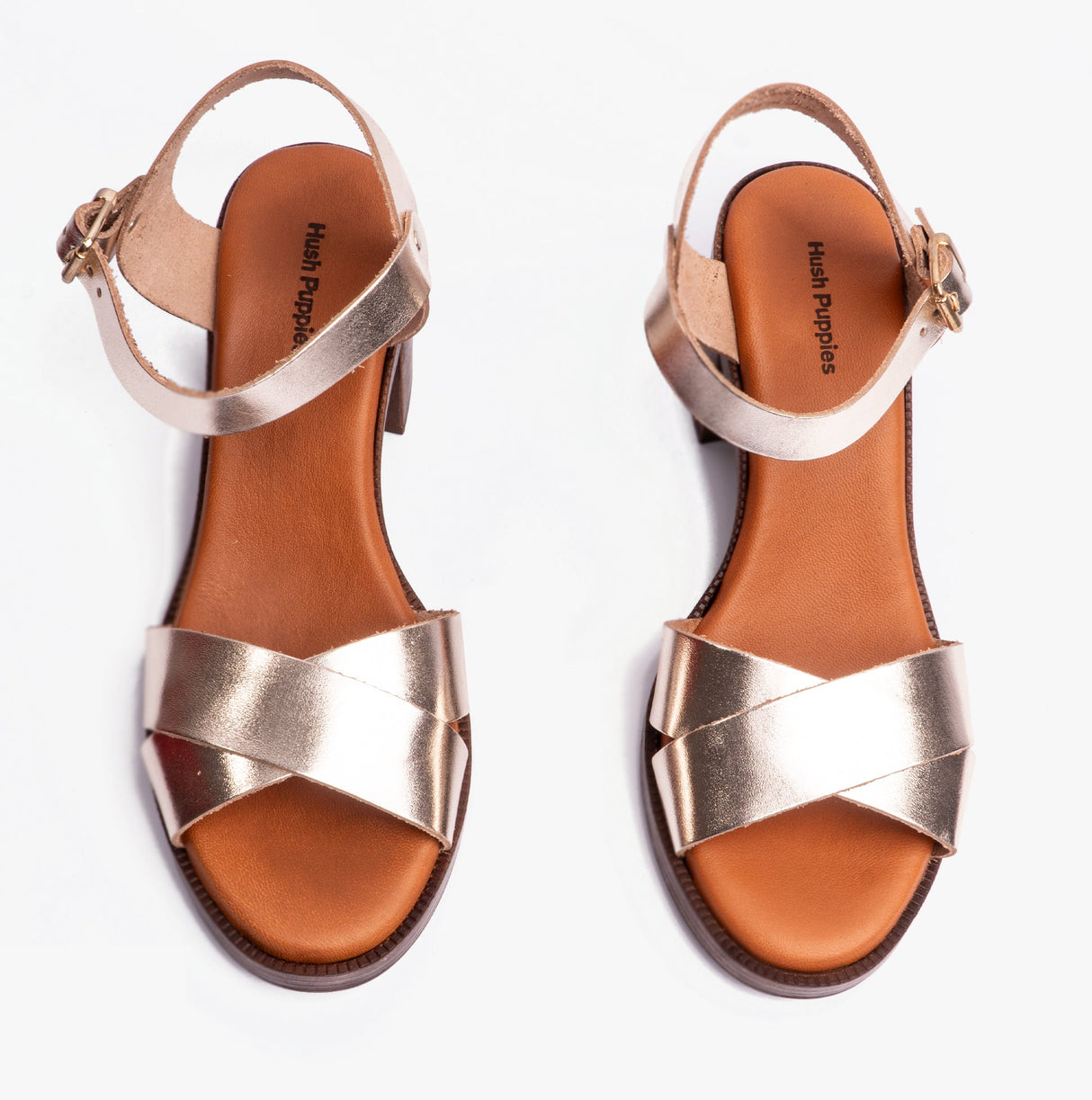 Hush Puppies GEORGIA Womens Sandals Gold