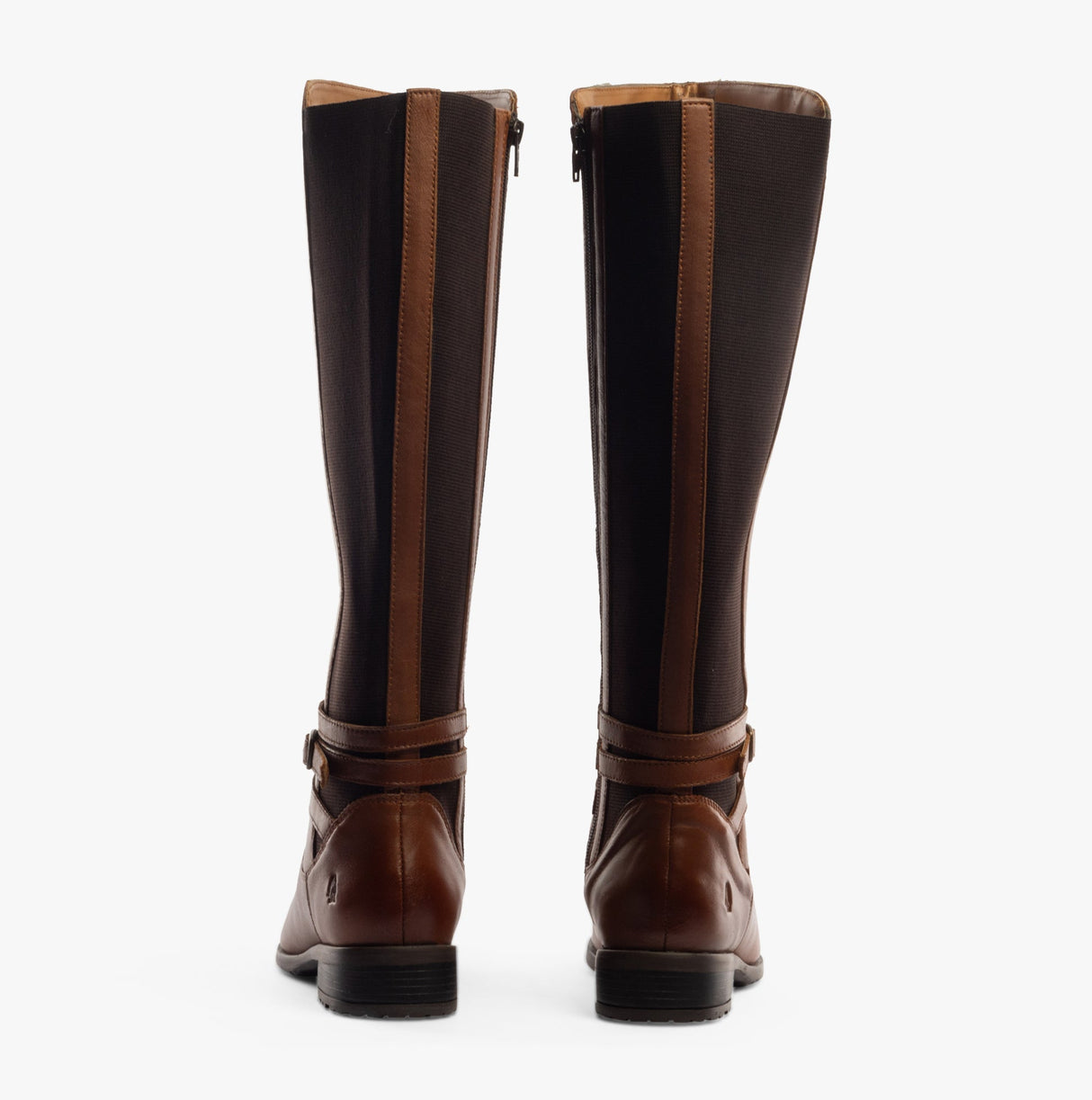 Hush Puppies VANESSA Womens Leather Tall Boots Tan