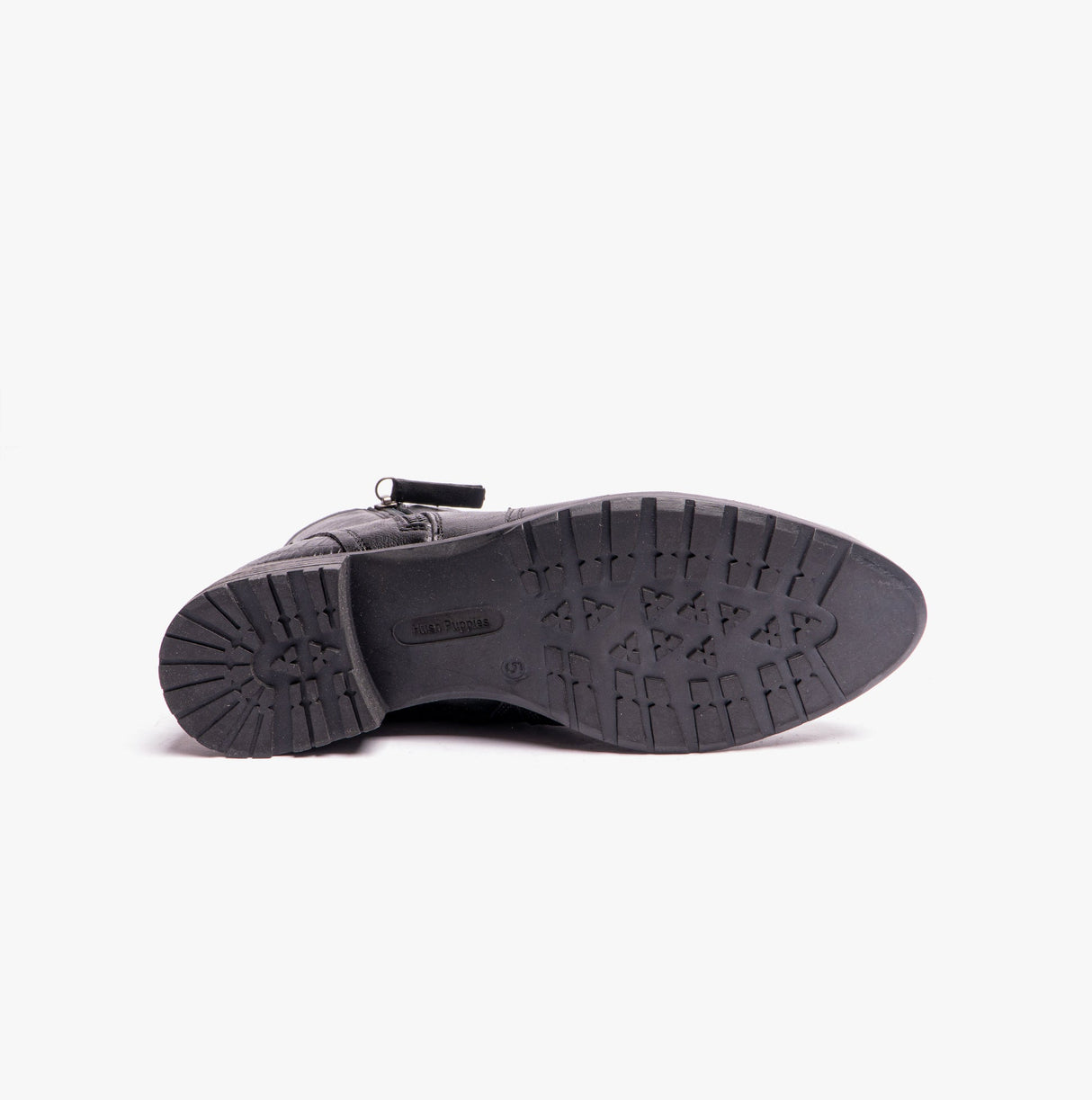 Hush Puppies SCARLETT Womens Leather Ankle Boots Black