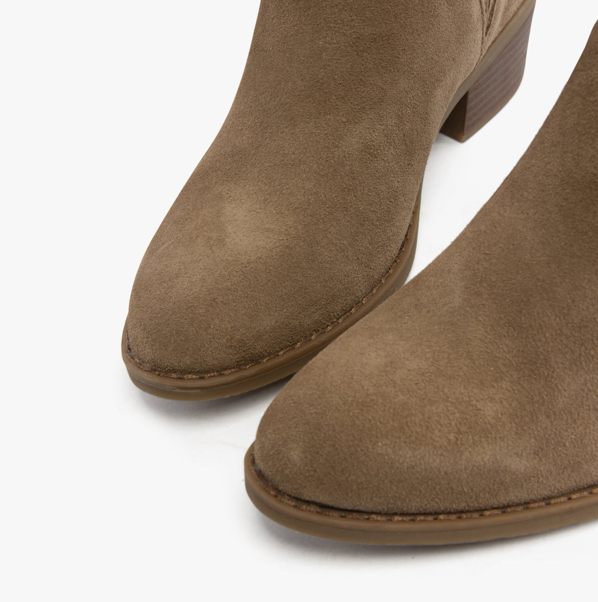 Hush Puppies ISOBEL Womens Leather Ankle Boots Taupe