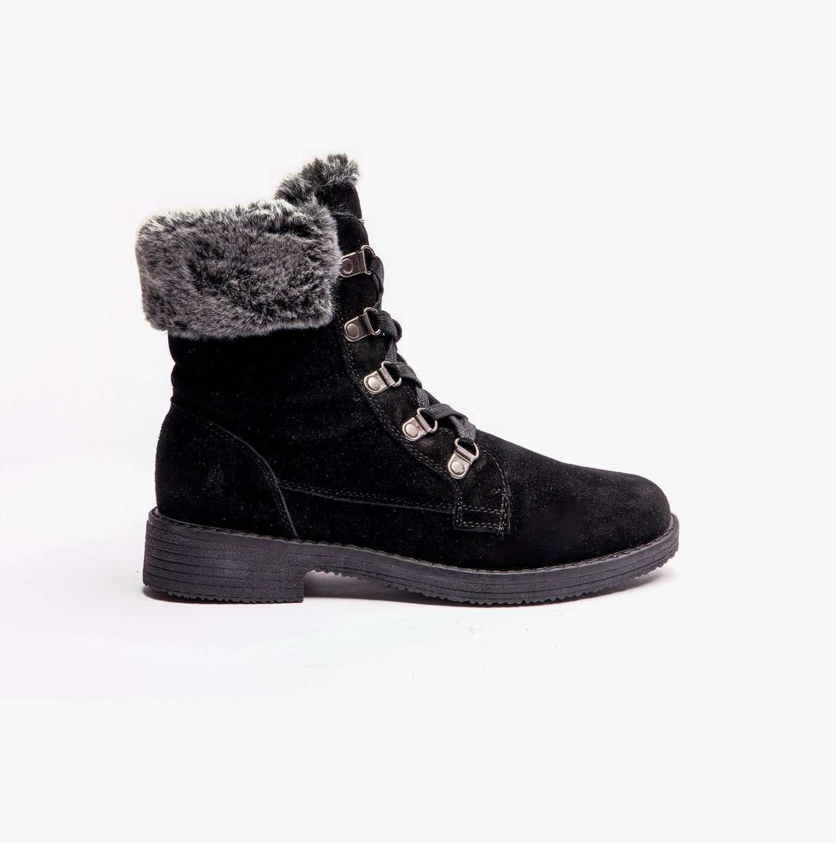 Hush Puppies FLORENCE Womens Leather Ankle Boots Black