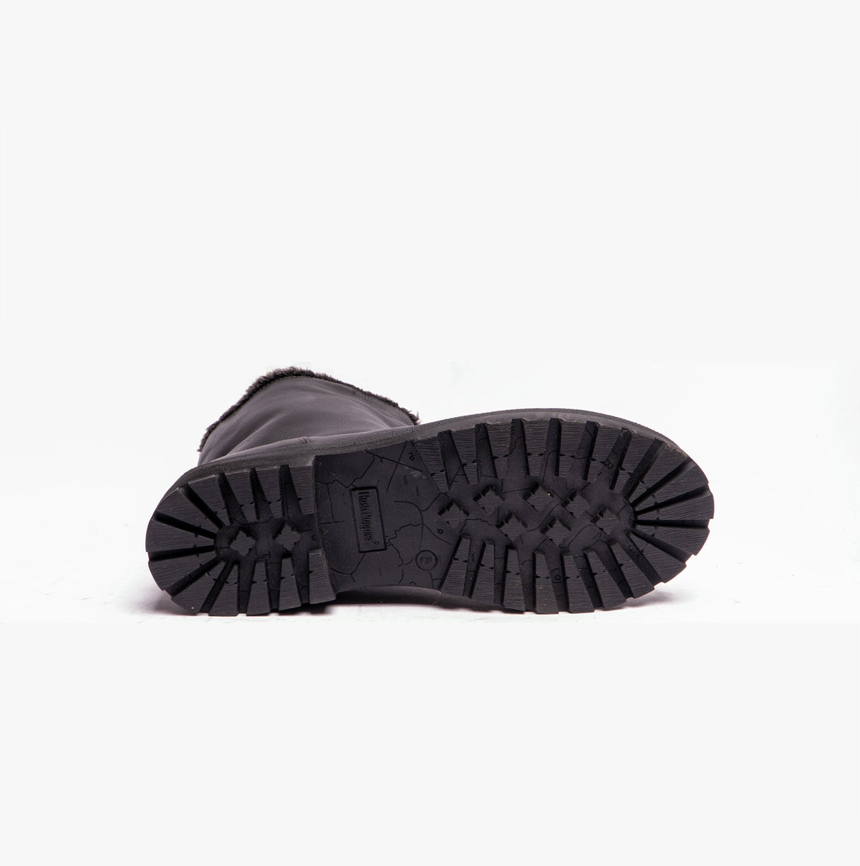 Hush Puppies ALICE Womens Leather Mid-Height Boots Black