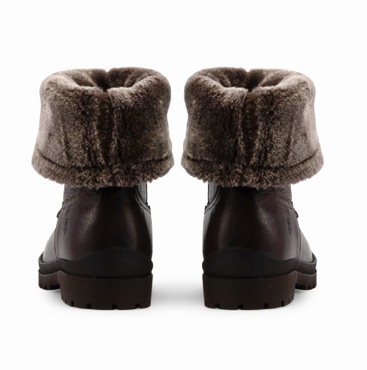 Hush Puppies ALICE Womens Leather Mid-Height Boots Tan