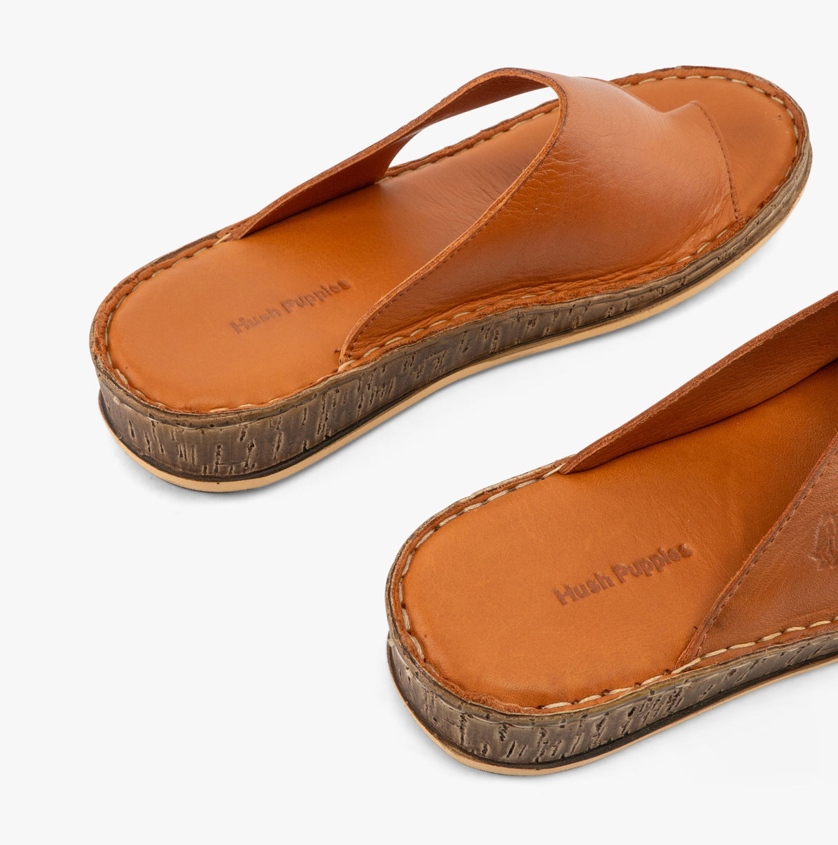 Hush Puppies ELISSA Womens Toepost Sandals Tan