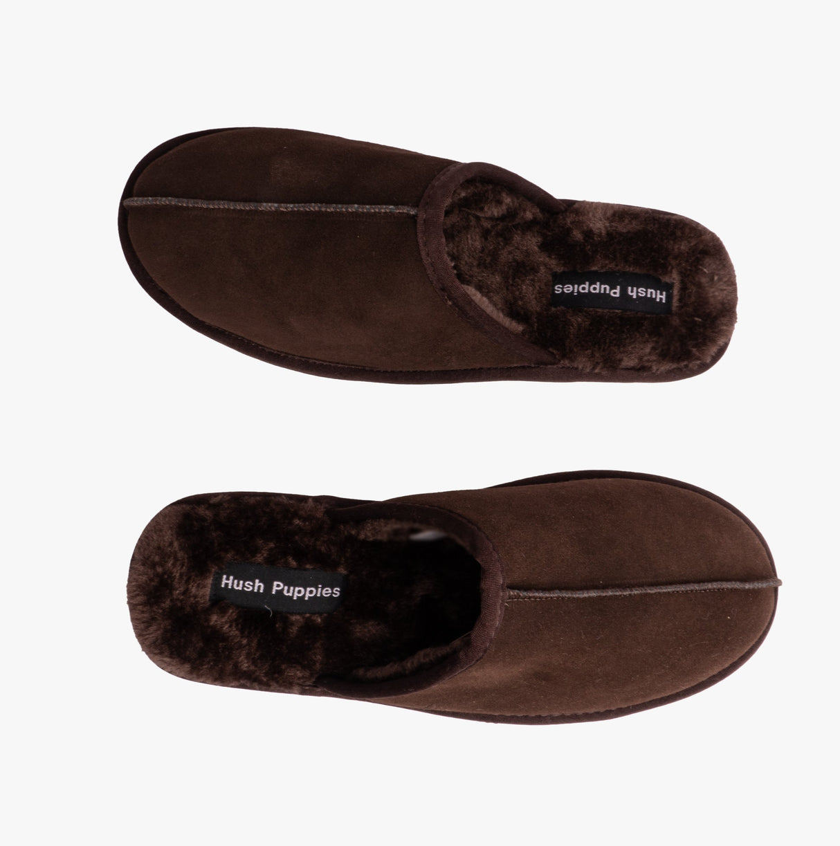 Hush Puppies COADY SLIPPER Classic Mens Slippers Brown