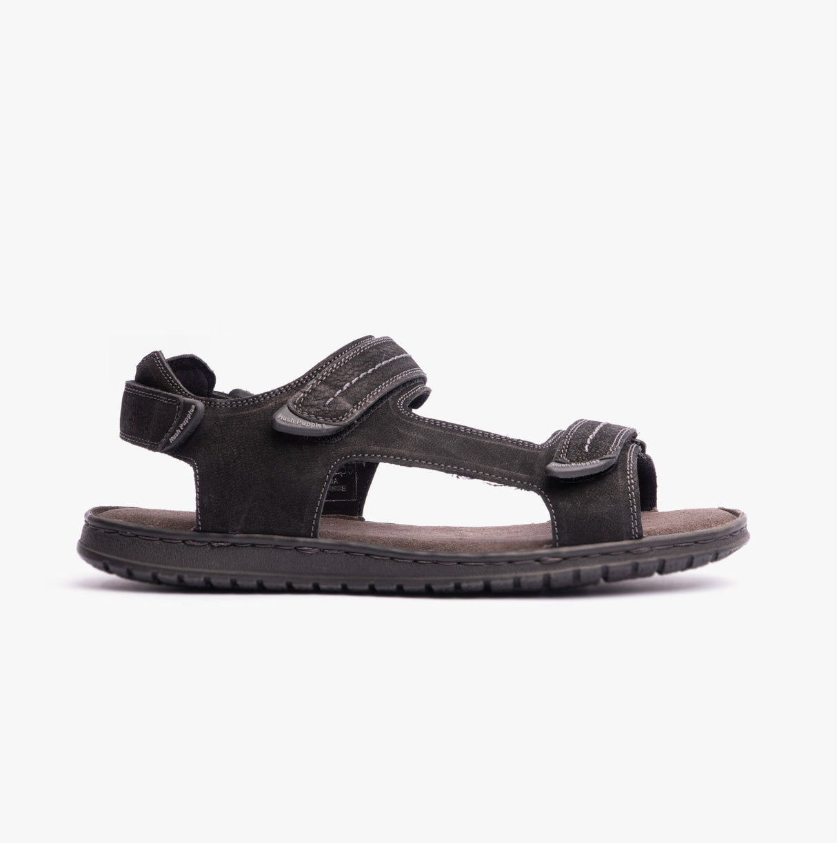 Hush Puppies NEVILLE QUARTER STRAP Mens Sandals Black