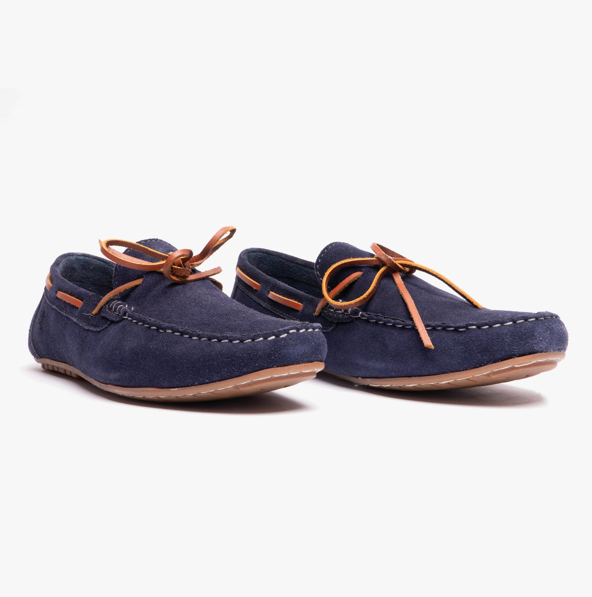 Hush Puppies REUBEN Mens Boat Shoes Navy