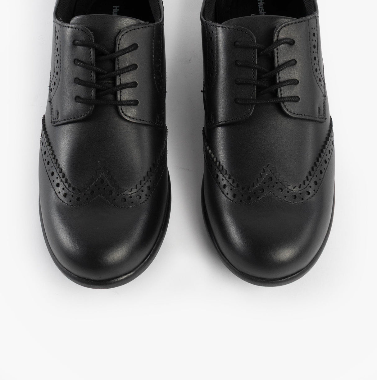 Hush Puppies BRIDGET Girls Leather School Shoes Black