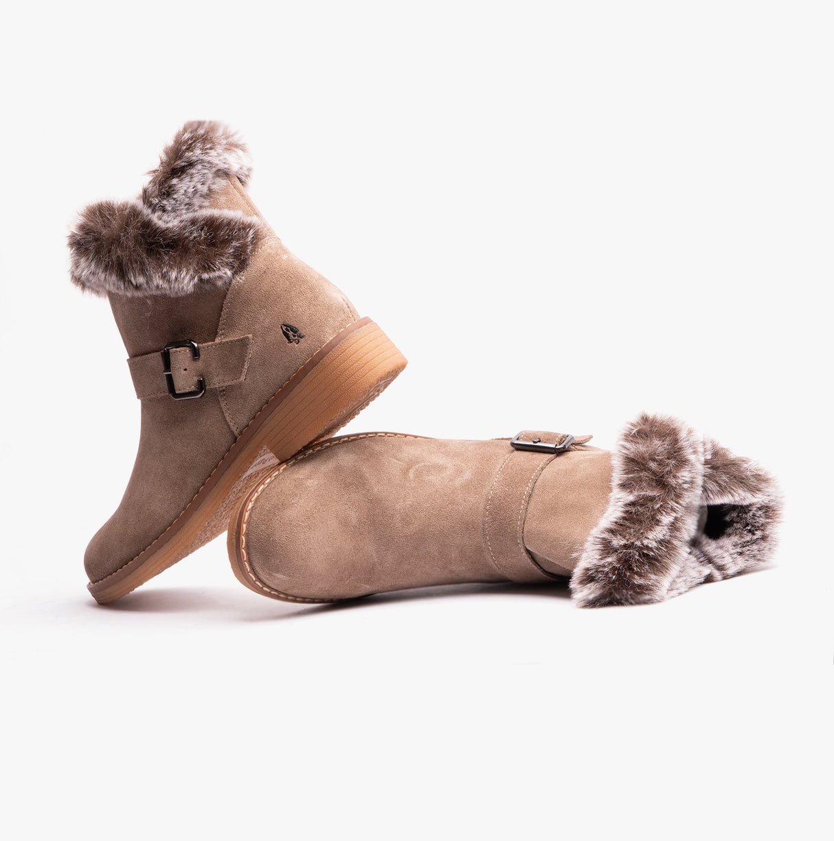 Hush Puppies HANNAH Womens Ankle Boots Taupe