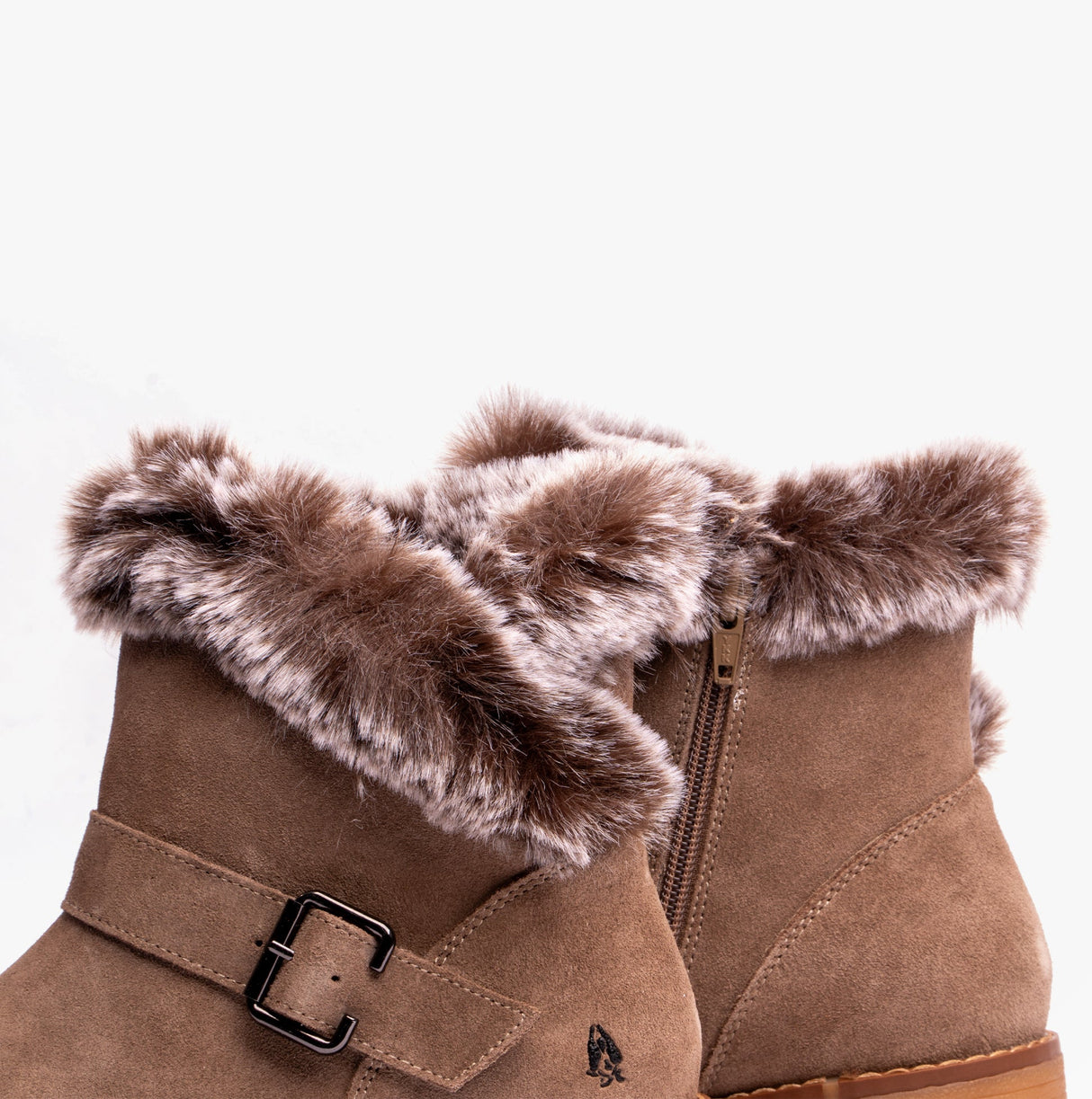 Hush Puppies HANNAH Womens Ankle Boots Taupe