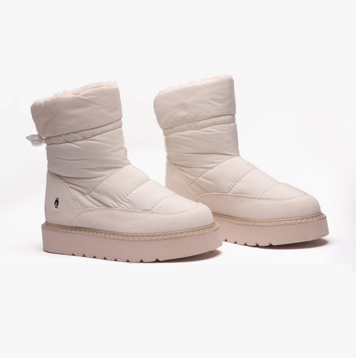 Hush Puppies HUSH PUFFIES Classic Womens Slippers White