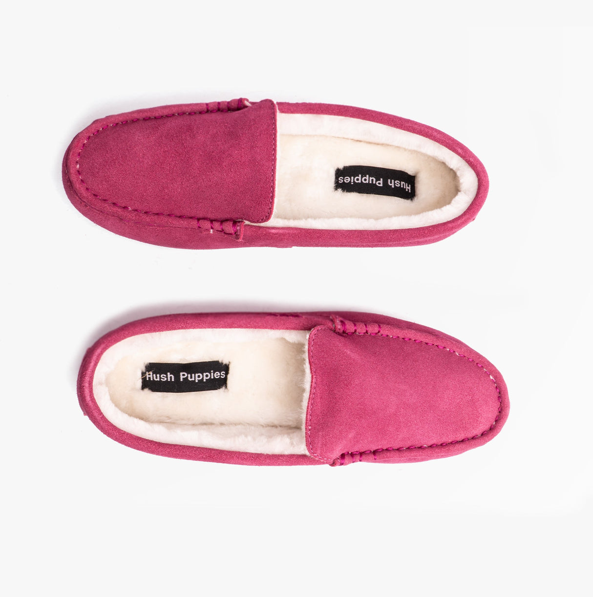 Hush Puppies ANNIE MOCCASIN Classic Womens Slippers Pink