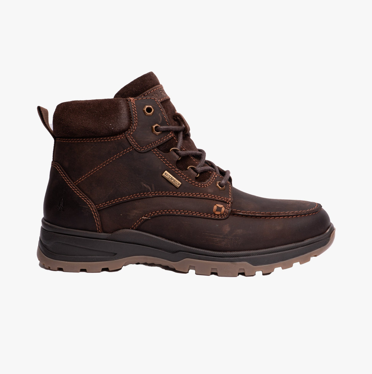 Hush Puppies PALMER Mens Hiking Boots Brown