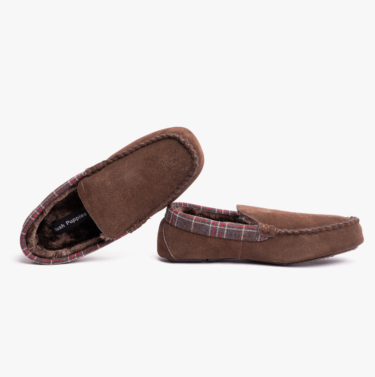 Hush Puppies ANDREAS Classic Mens Slippers Brown