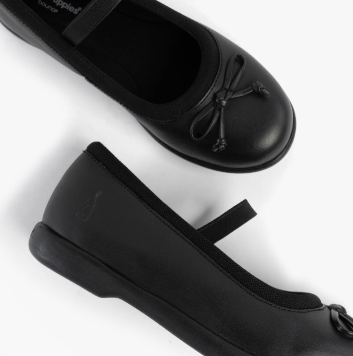 Hush Puppies BETTY JNR Girls Shoes Black