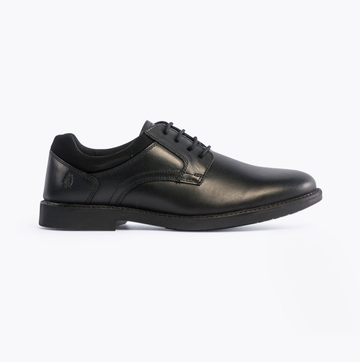 Hush Puppies TOMMY Boys Leather School Shoes Black