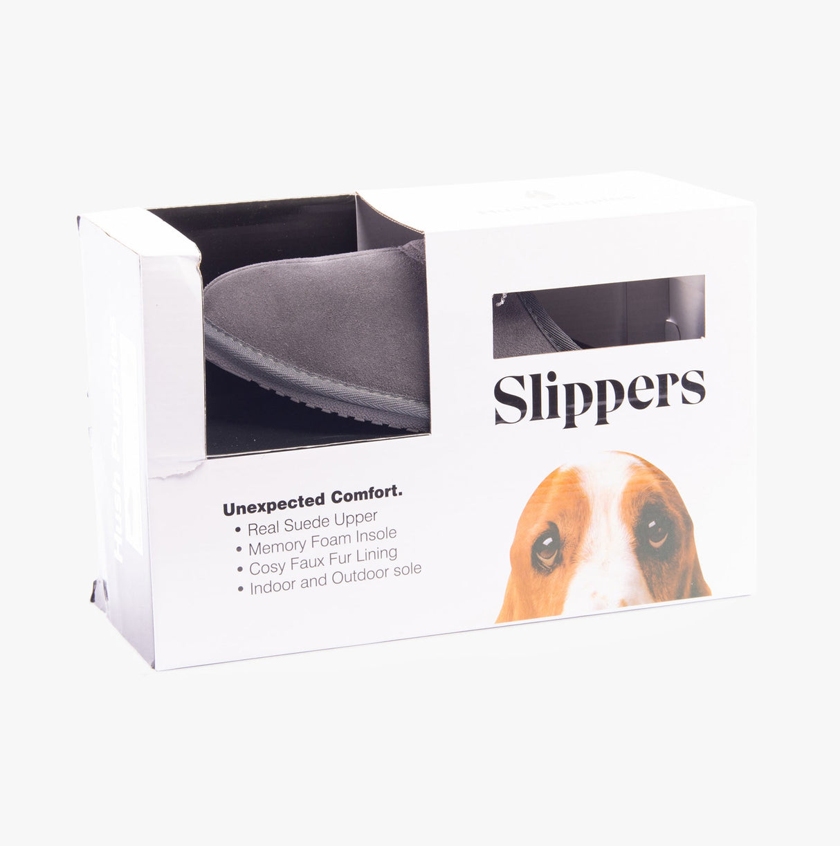 Hush Puppies CONRAD Mens Slippers Grey