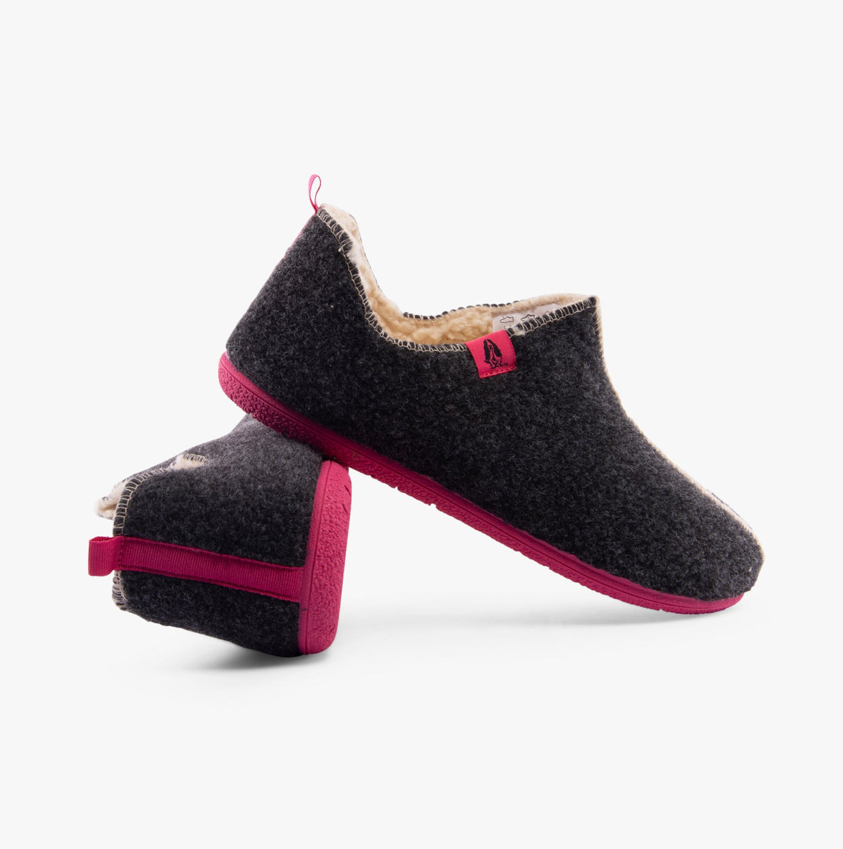 Hush Puppies GOOD Womens Slippers Charcoal