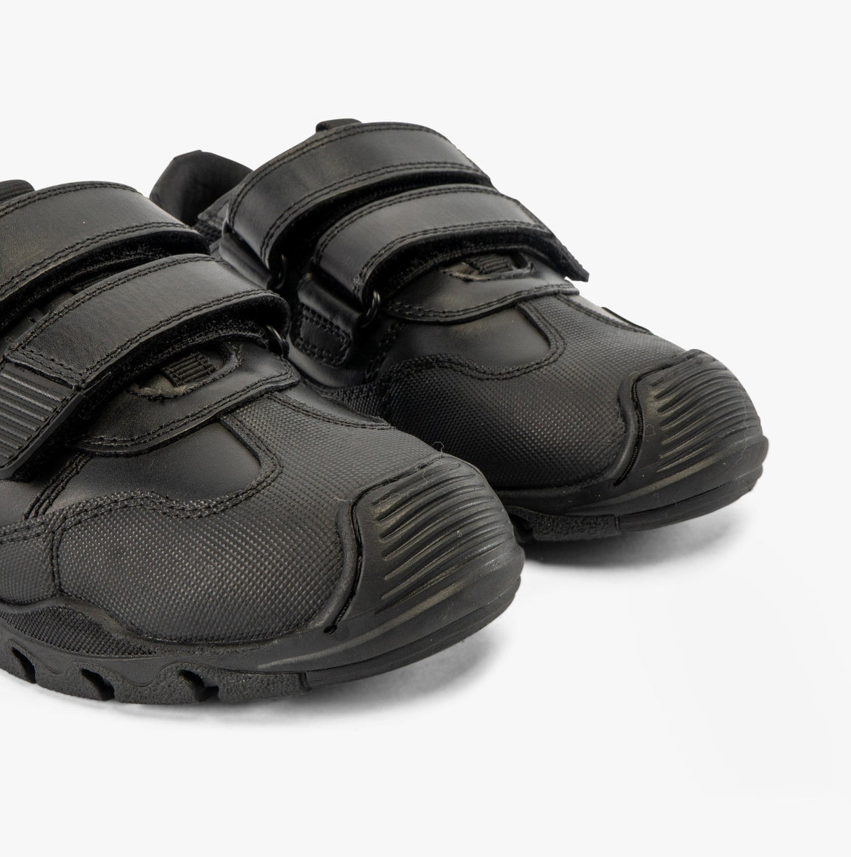 Hush Puppies TROY Boys School Shoes Black