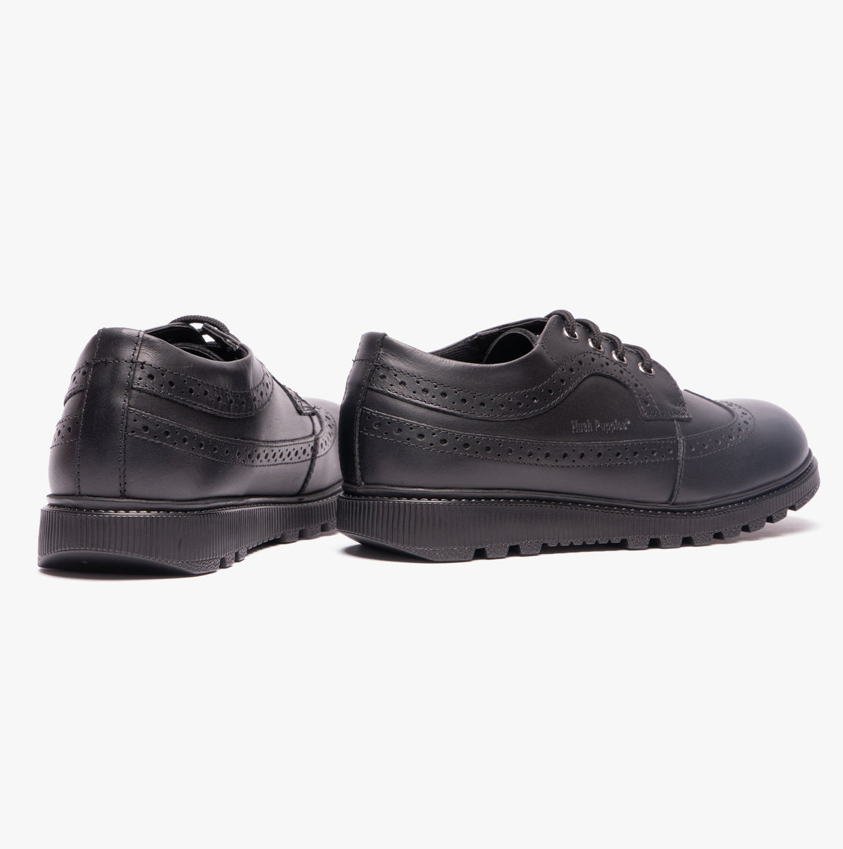 FELICITY JUNIOR Girls Leather Oxford Shoes Black