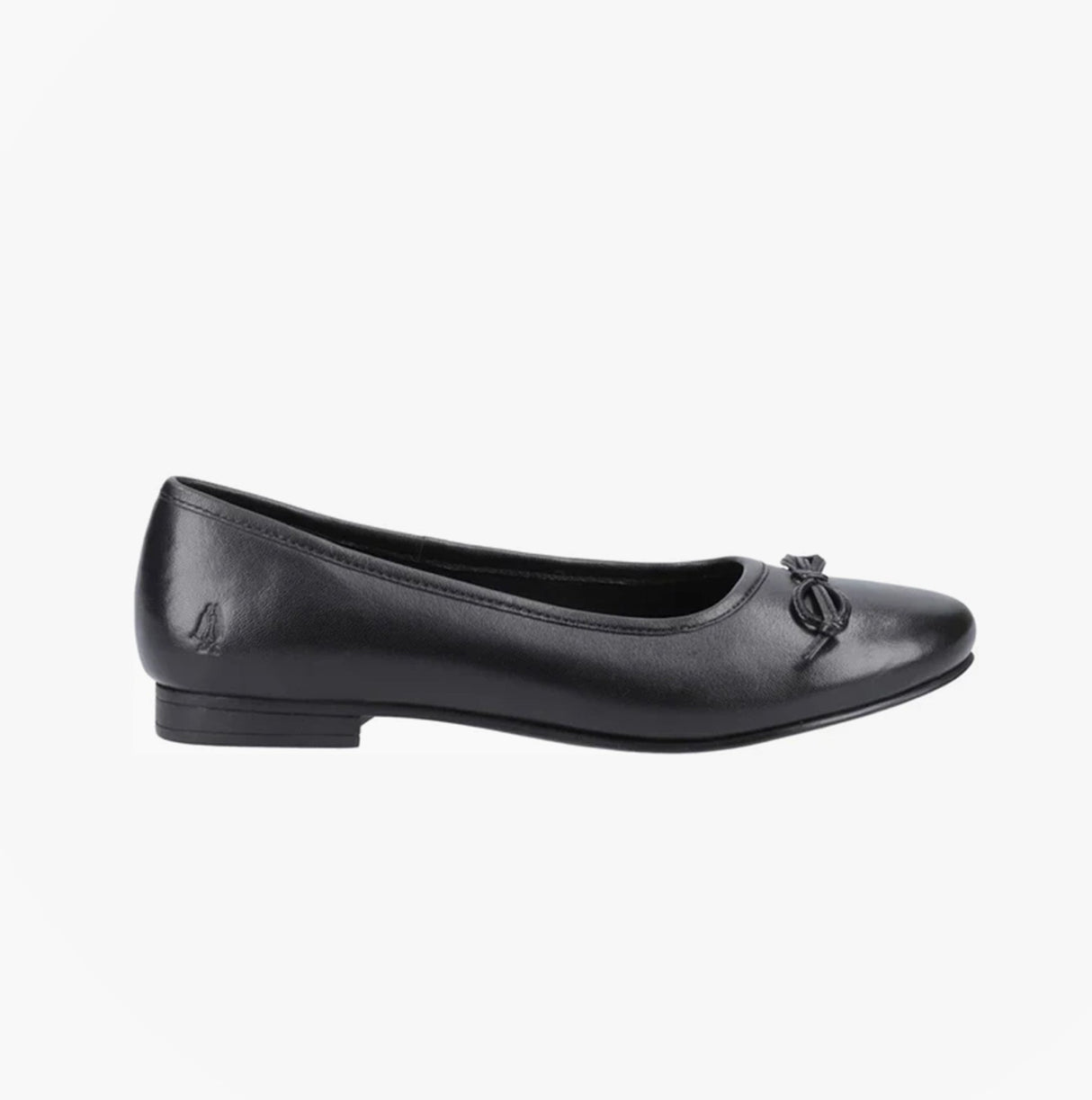 Hush Puppies EVIE Girls Leather School Shoes Black