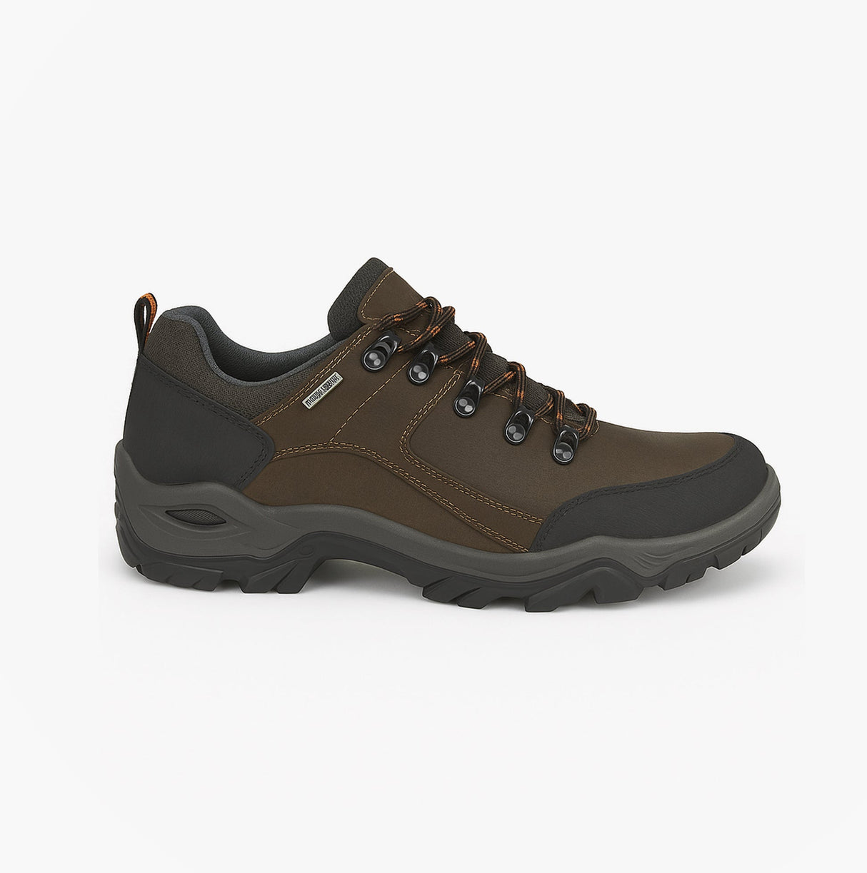 IMAC TERRAIN Mens Leather Trail Shoes Dark Brown