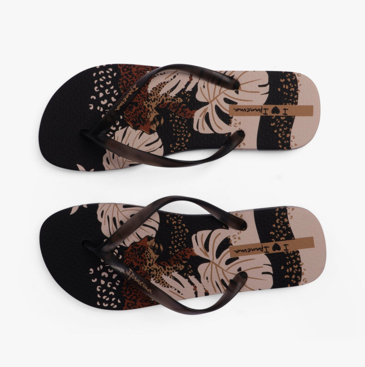 Ipanema I LOVE SUN PRINT Womens Flip Flops Black