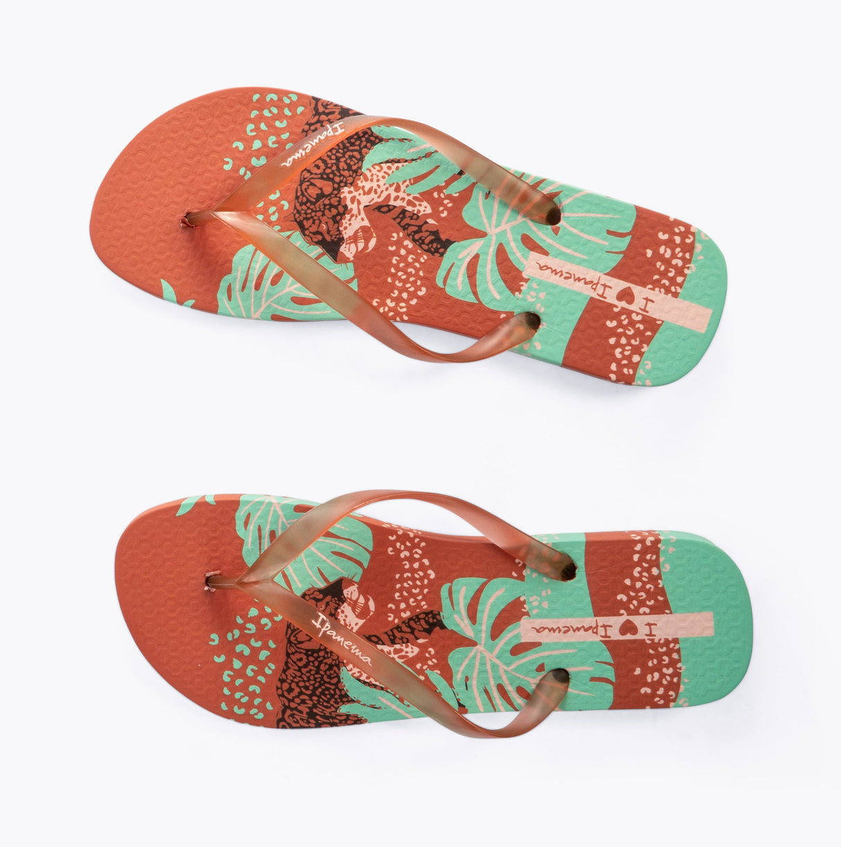 Ipanema I LOVE SUN PRINT Womens Flip Flops Tan