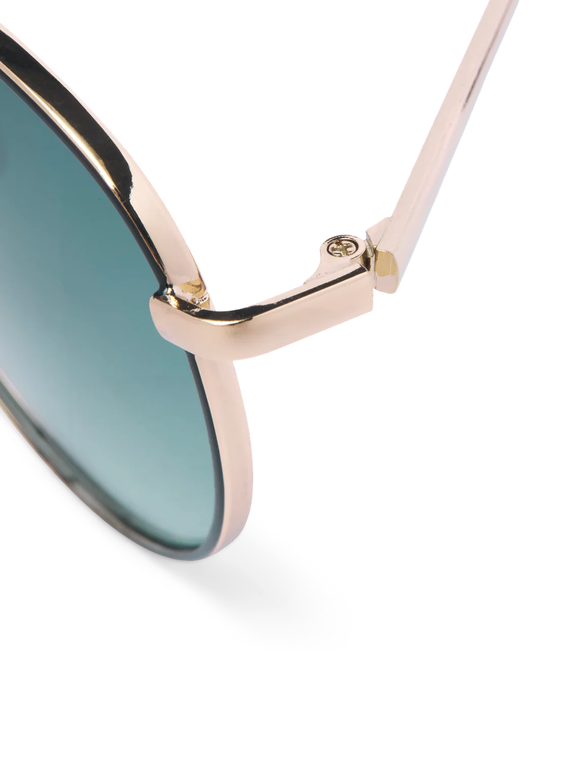 Jack & Jones RYDER Mens Sunglasses Gold Colour