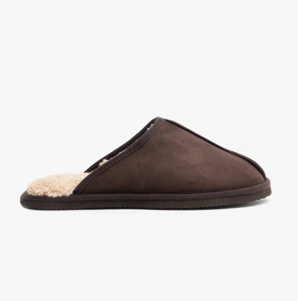 Jack & Jones DUDELY Mens Microfiber Mule Slippers Java