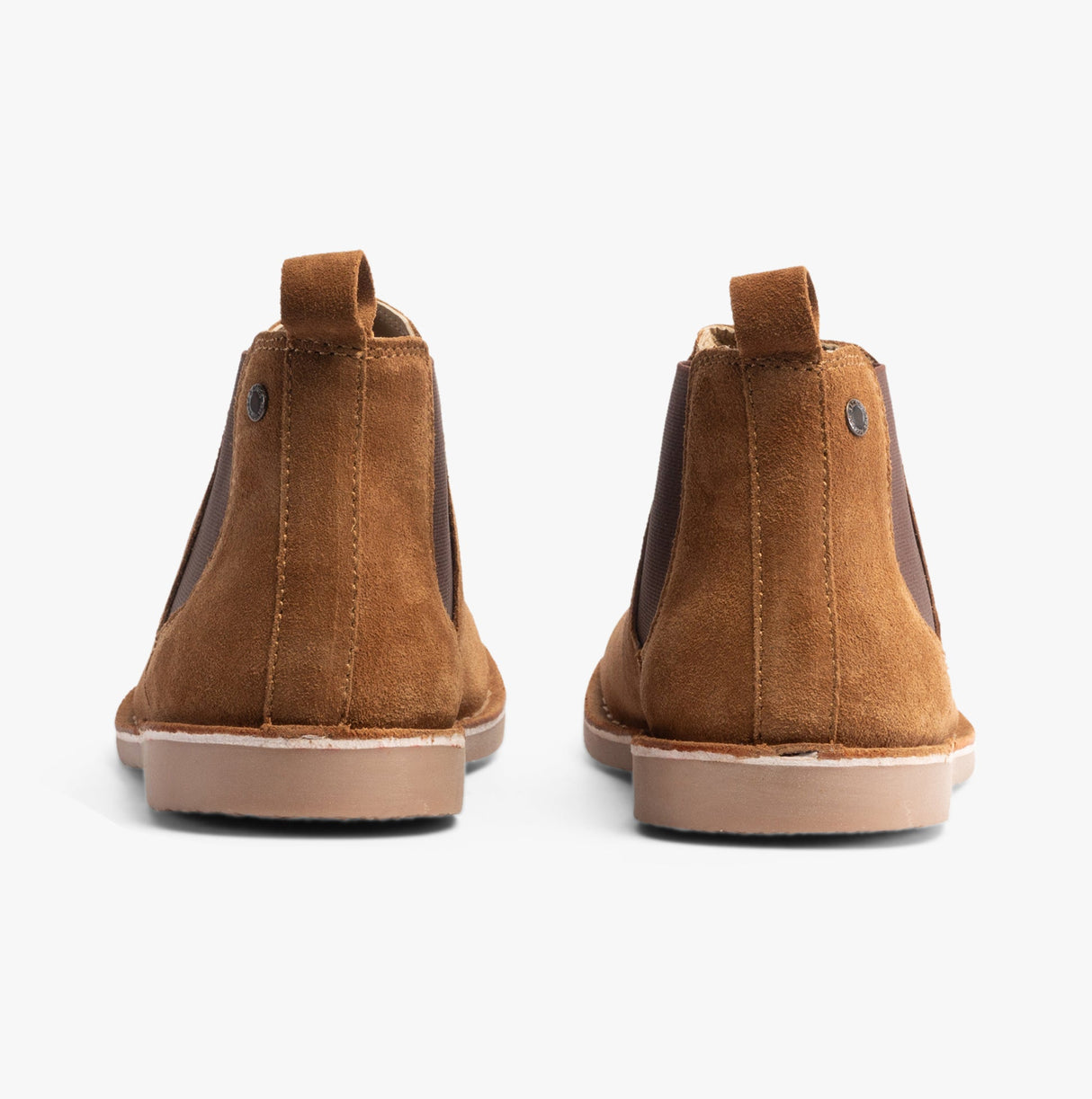 Jack & Jones BRAVO SUEDE Mens Chelsea Boots Cognac
