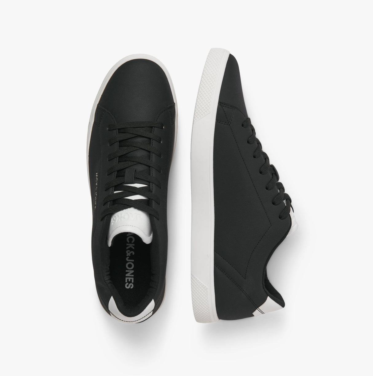 Jack & Jones BOSLEY PU Mens Trainers Anthracite