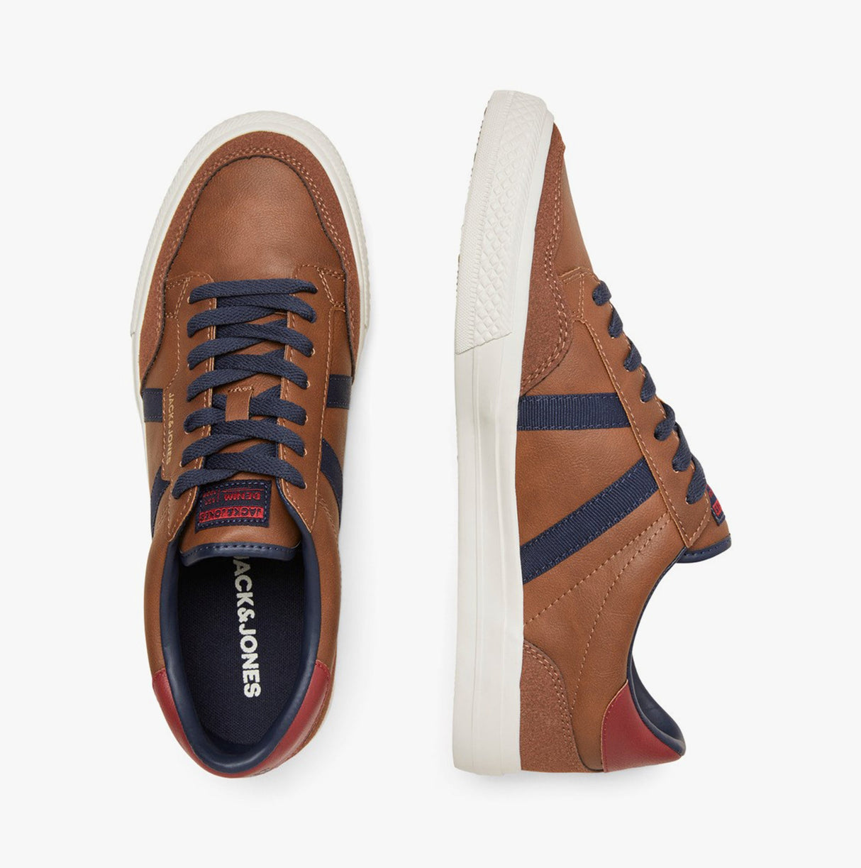 Jack & Jones MORDEN Mens Trainers Cognac