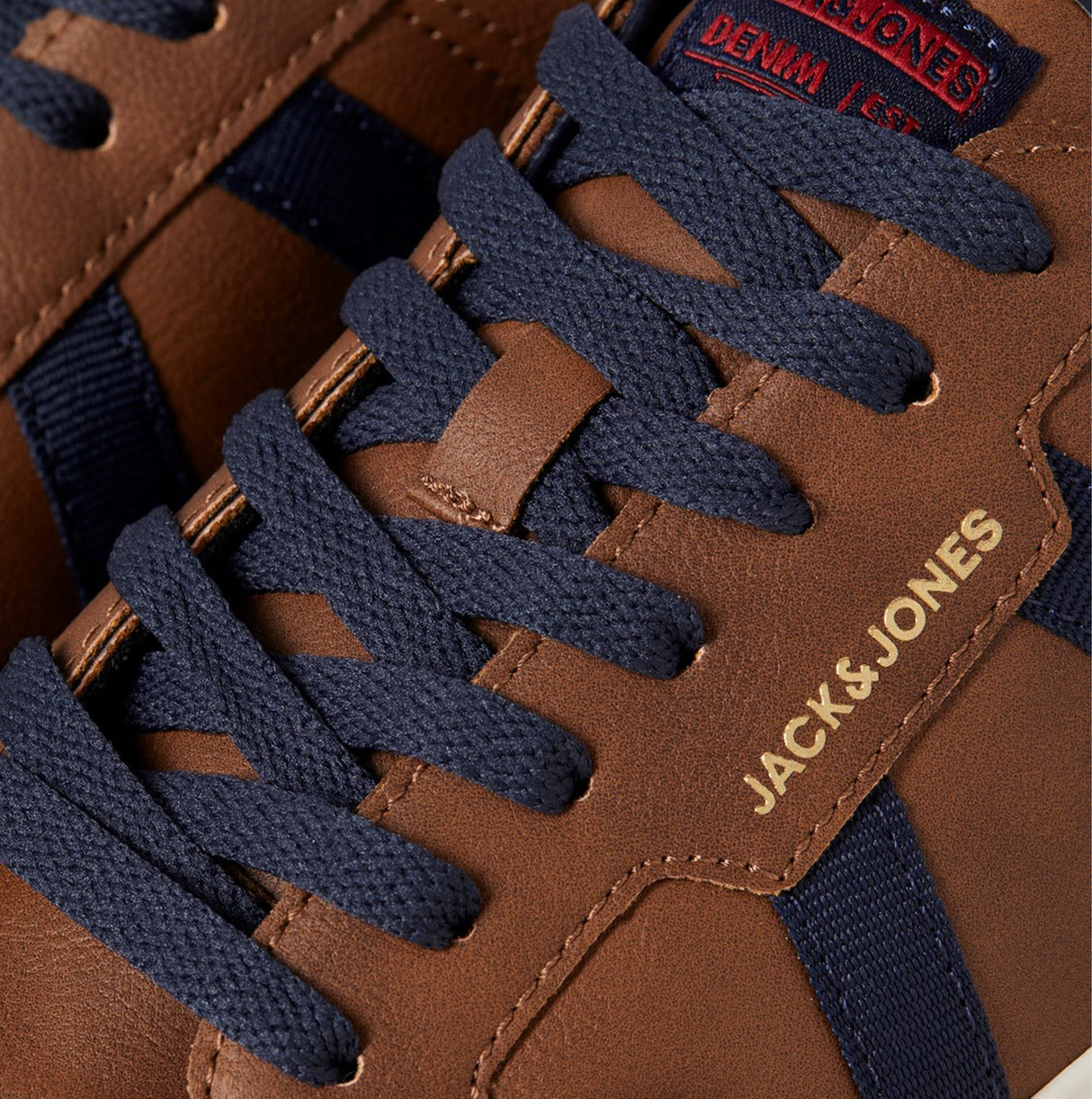 Jack & Jones MORDEN Mens Trainers Cognac