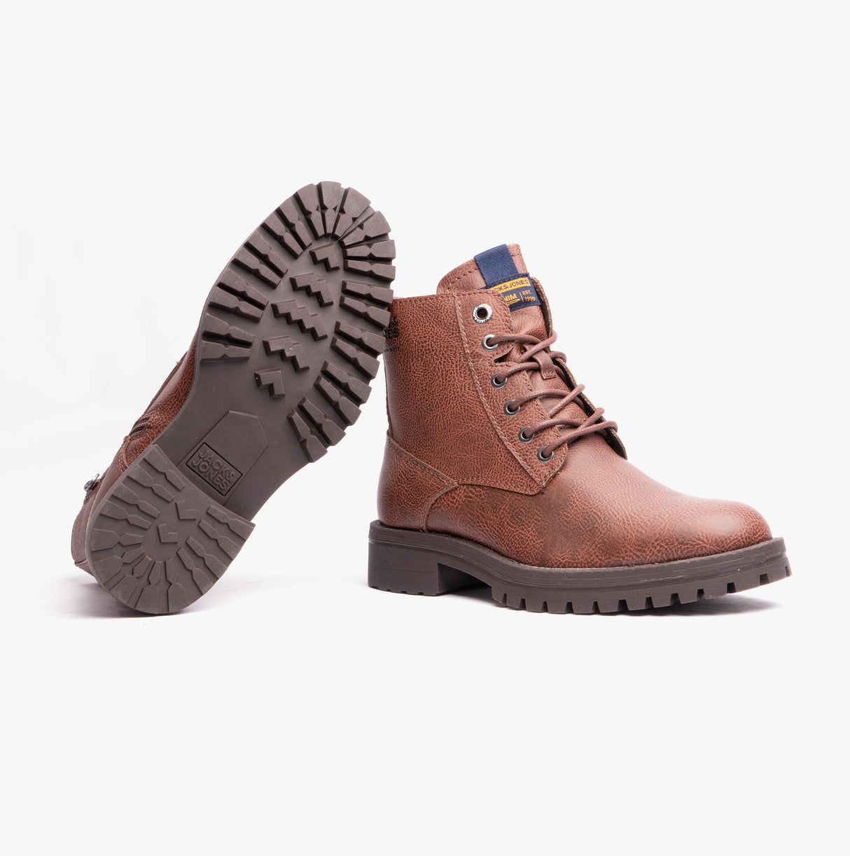 Jack & Jones JFWBERNIE Boots Mens Cognac