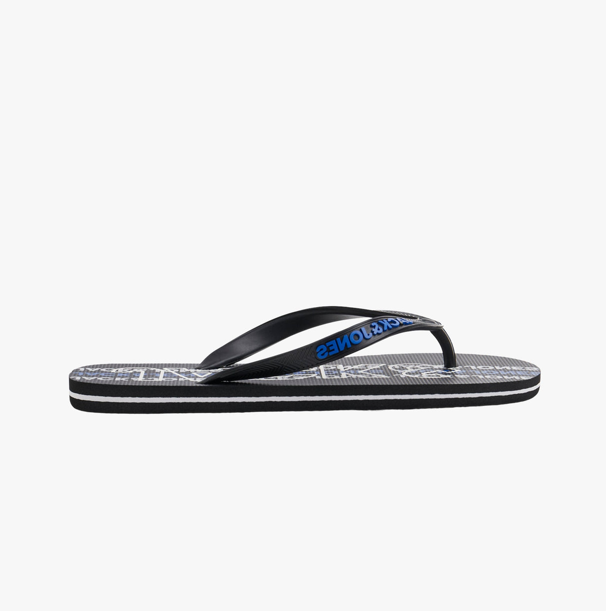 Jack & Jones LOGO 2.0 Mens Flip-Flops Anthracite