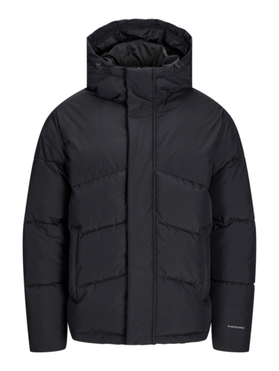 Jack & Jones WORLD Mens Puffer Jacket Black