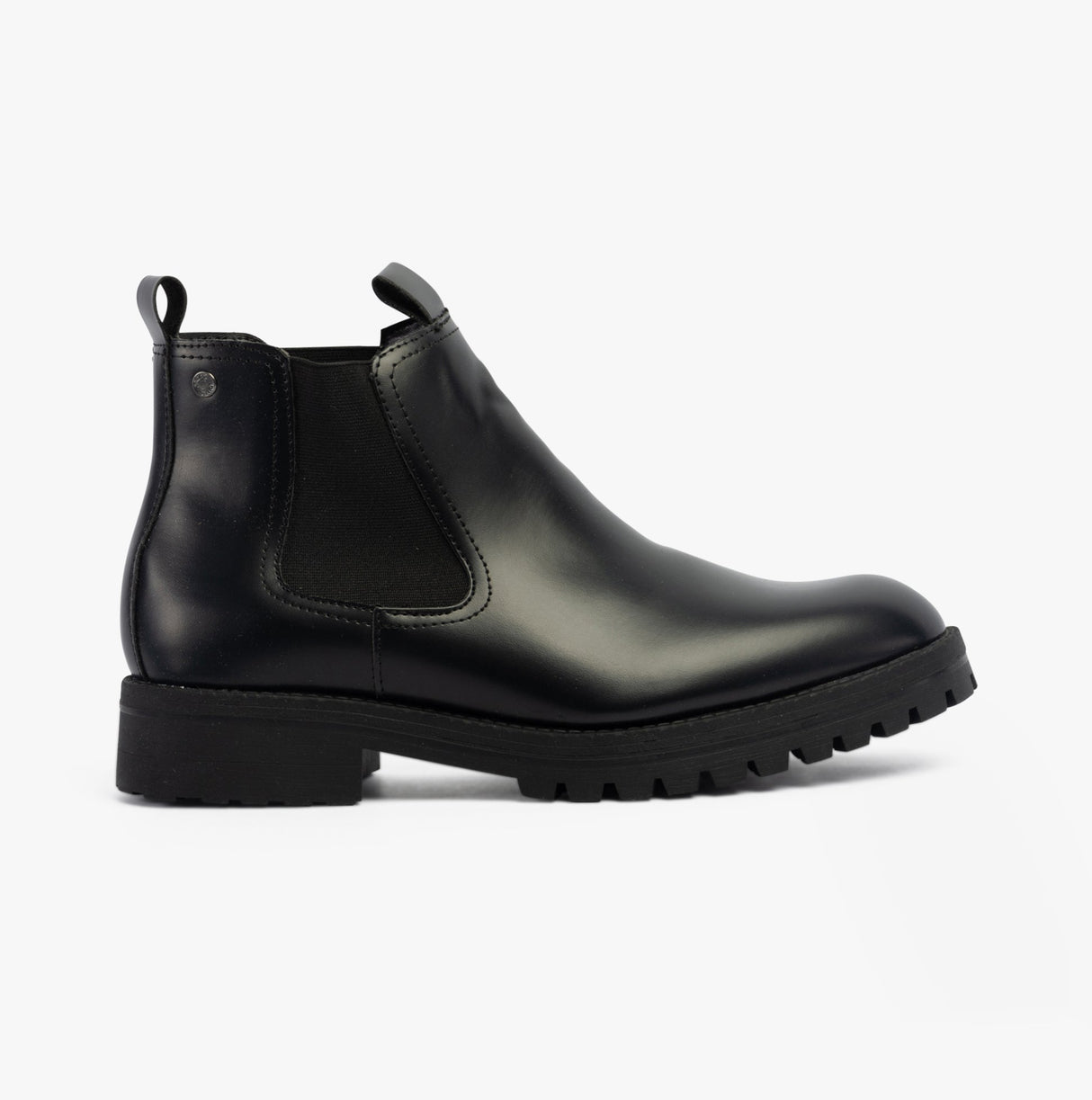 Jack & Jones CAMDEN PU Mens Chelsea Boots Anthracite