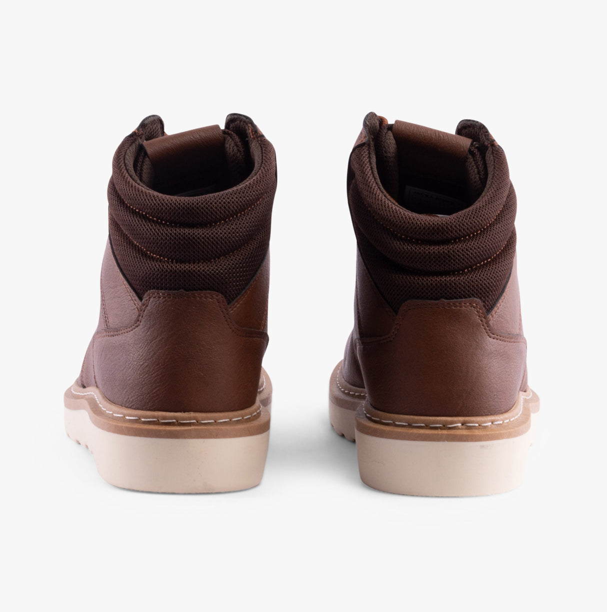 Jack & Jones OHIO PU Mens Boots Brown Stone