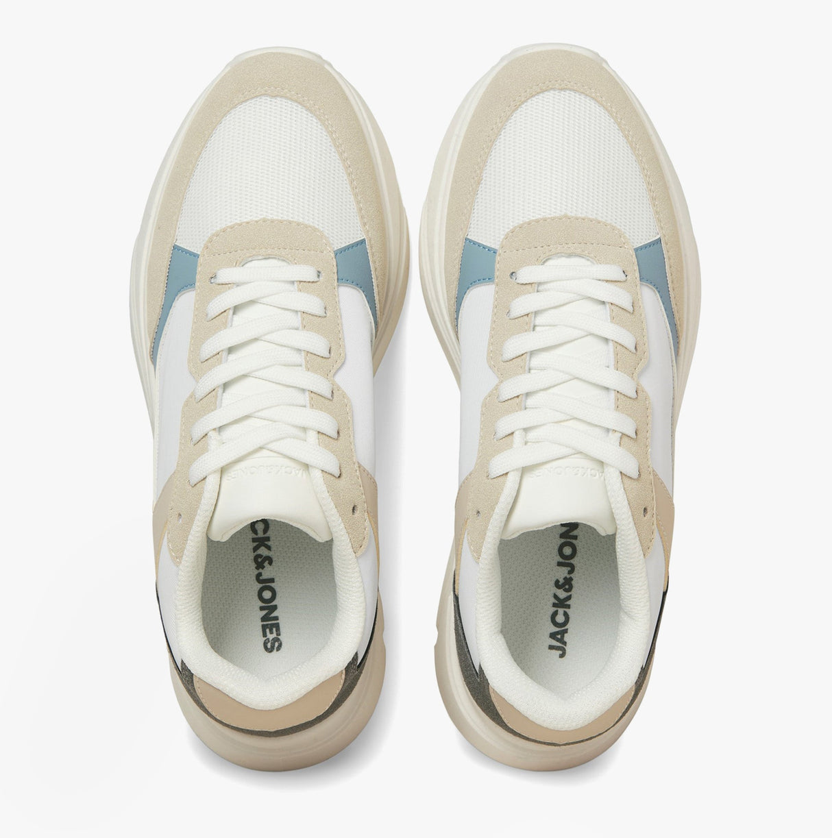 Jack & Jones ASPIRE RUNNER Mens Trainers Moonbeam/Citadel