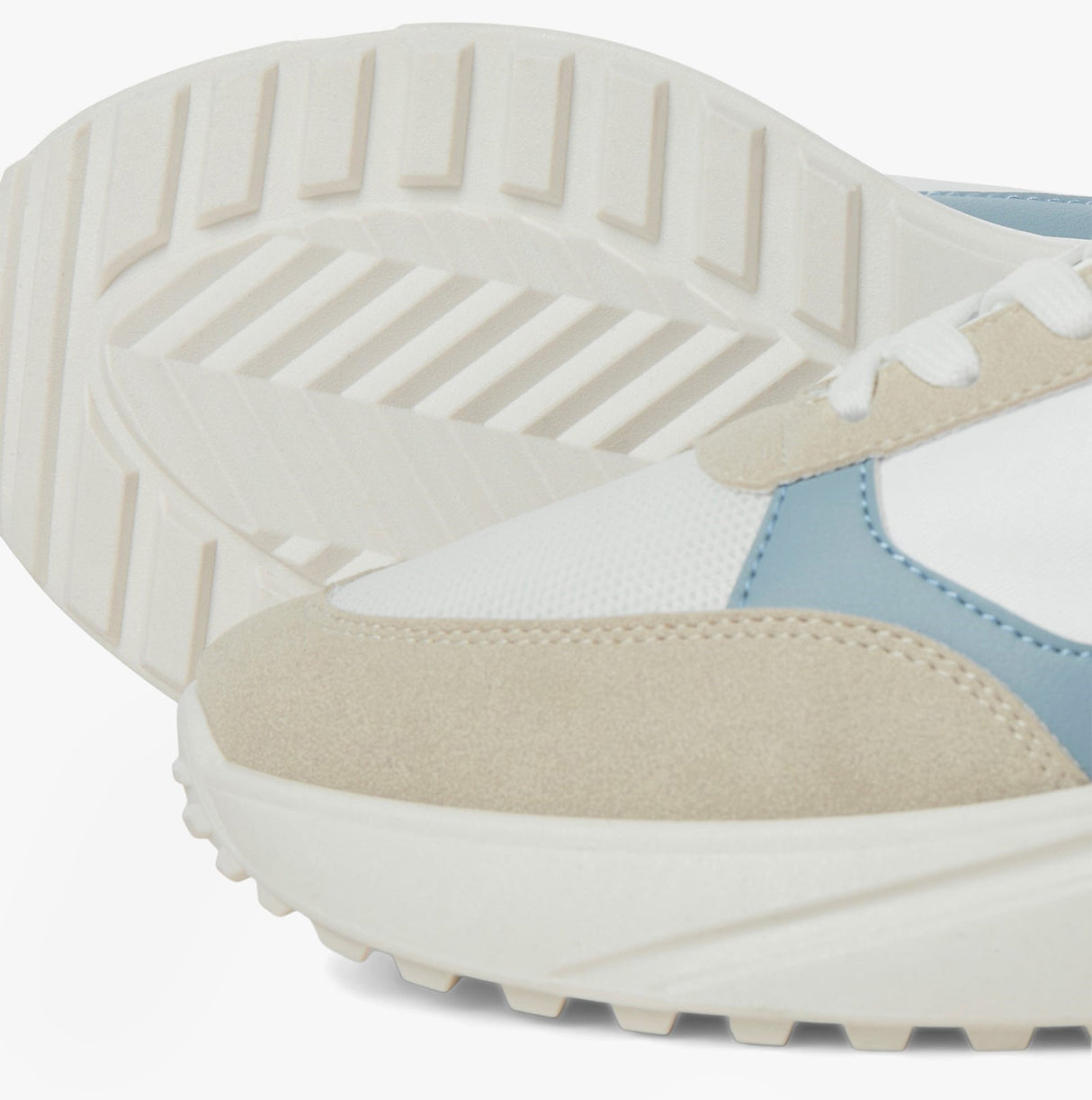 Jack & Jones ASPIRE RUNNER Mens Trainers Moonbeam/Citadel