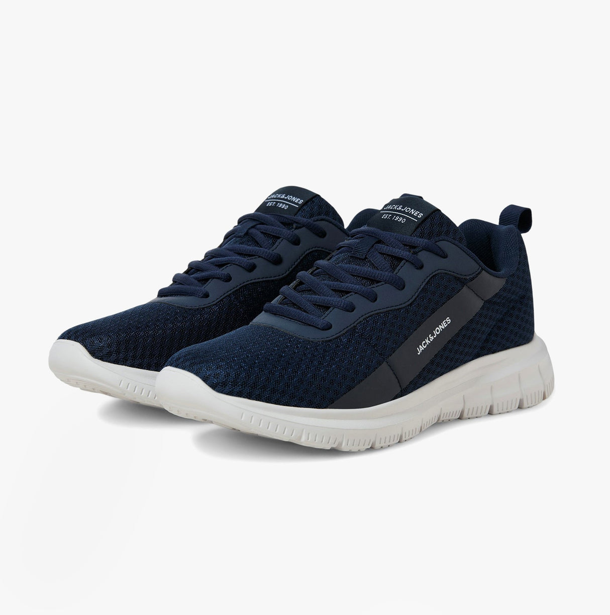 Jack & Jones TAYLOR MESH Mens Trainers Navy Blazer