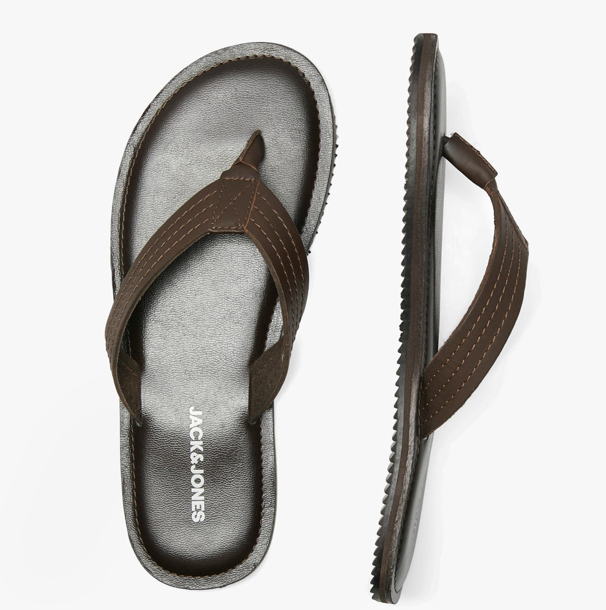 Jack & Jones WASHTON Mens Sandals Brown Stone