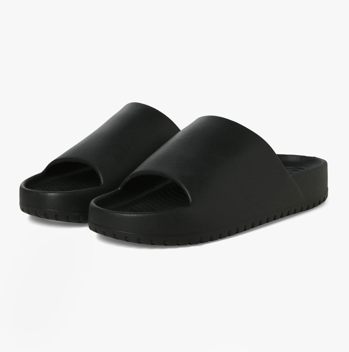 Jack & Jones RIPPLE MOULDED Mens Sandals Anthracite