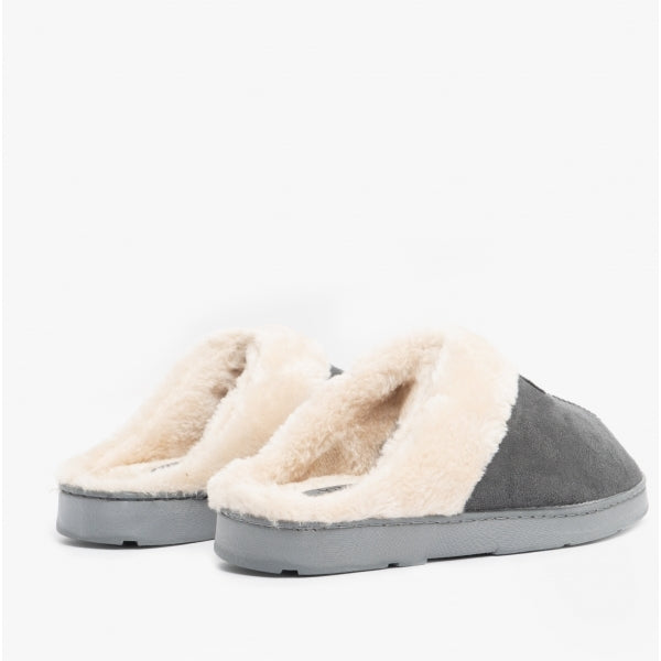 Jo & Joe SNUGGLE Womens Slippers Charcoal