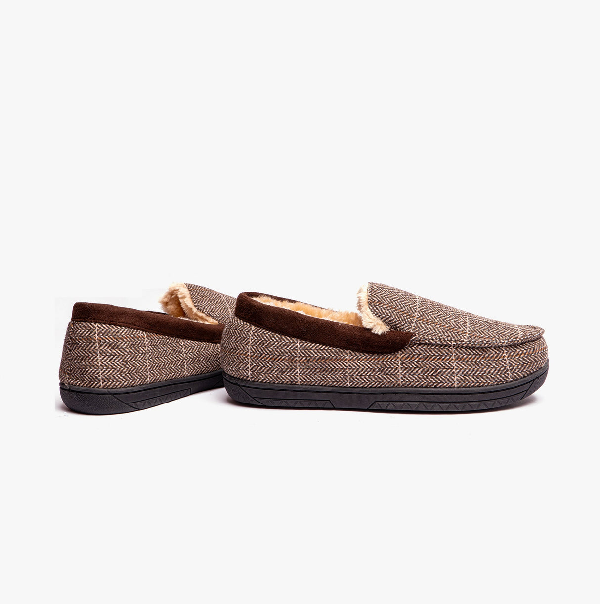 Jo & Joe AARON Mens Slippers Brown