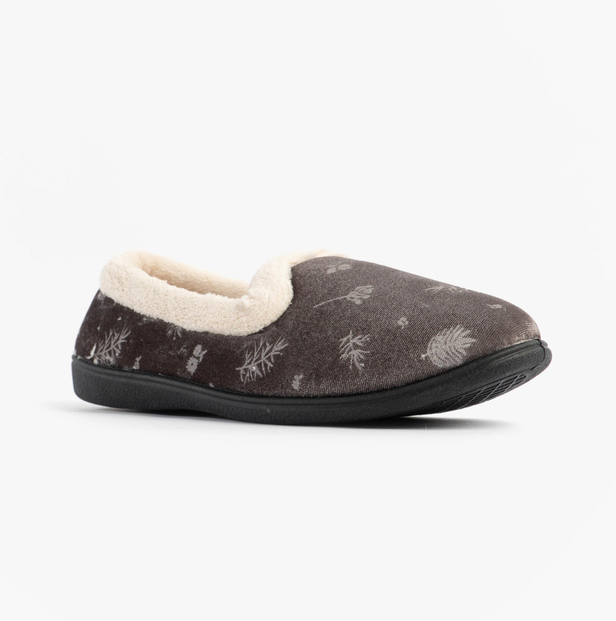 Jo & Joe ANNIE Womens Full Slippers Grey