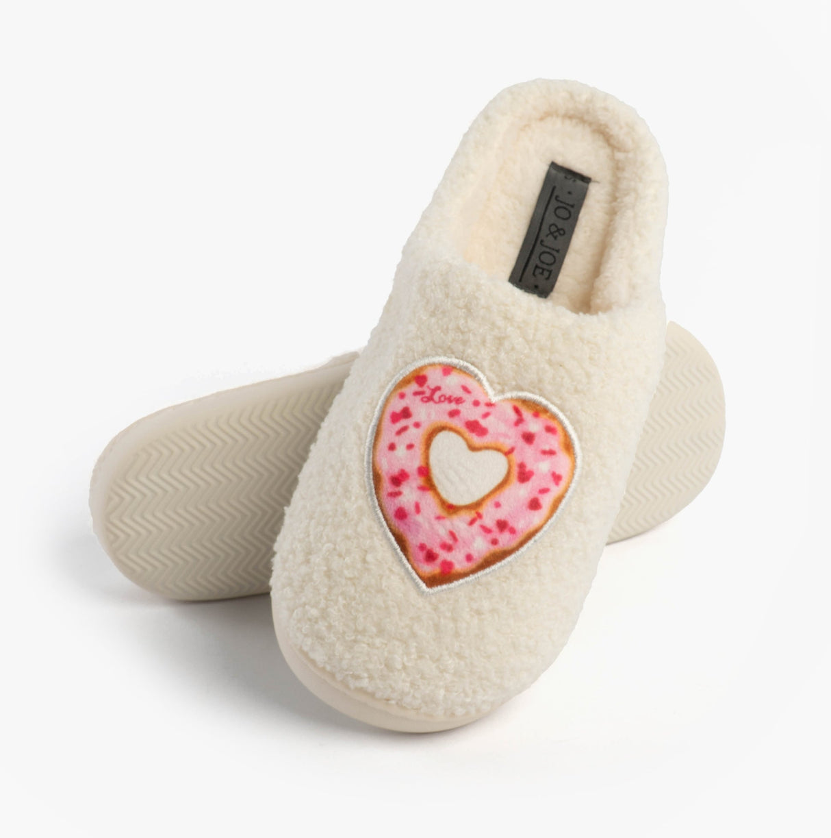 Jo & Joe DELIGHT Womens Mule Slippers Cream